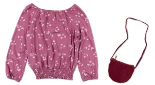 Thumbnail 2: B TWEEN Big Girls 2 Pc Top & Handbag Set  