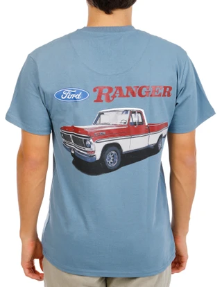 Thumbnail 1: Ford Men's Short Sleeve Vintage Pickup Truck Graphic Tee 