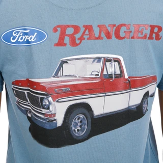 Thumbnail 4: Ford Men's Short Sleeve Vintage Pickup Truck Graphic Tee 