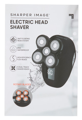 Thumbnail 3: Sharper Image Men's Wet and Dry Electric Head Shaver 