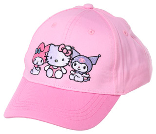 Thumbnail 1: Sanrio Girl's Hello Kitty Embroidered Baseball Cap 