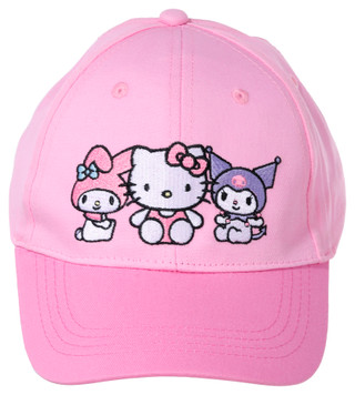 Thumbnail 2: Sanrio Girl's Hello Kitty Embroidered Baseball Cap 