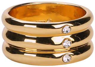 Thumbnail 5: Baublebar Gold Tone Fused Lessie Ring 