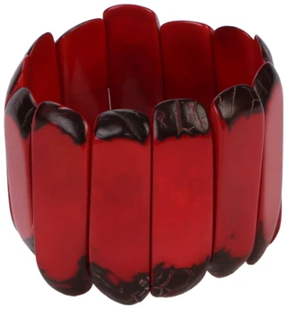 Thumbnail 1: TAGUA Red Pisa Natural Stretch Bracelet 