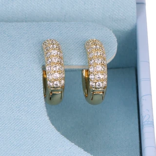 Thumbnail 2: Nautica 2 Pc Gold Plated Hoop Earrings 