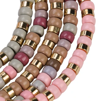 Thumbnail 2: Baublebar 5 Row Pastel Beaded Stretch Bracelet 