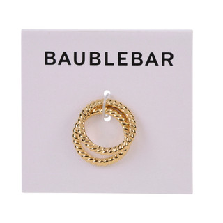 Thumbnail 2: Baublebar 2 Pk Gold Tone Twist Ring Set 