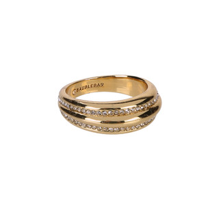 Thumbnail 5: Baublebar Gold Tone Courtney Crystal Ring 