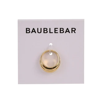 Thumbnail 2: Baublebar Gold Tone Courtney Crystal Ring 
