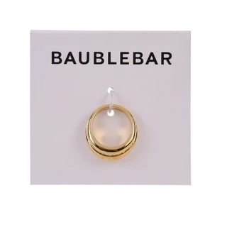 Thumbnail 3: Baublebar Gold Tone Courtney Crystal Ring 