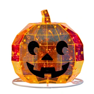 Thumbnail 1: Kurt Adler Kurt Adler  Magical Iridescence Holographic Jack-O-Lantern 