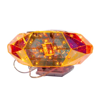 Thumbnail 7: Kurt Adler Kurt Adler  Magical Iridescence Holographic Jack-O-Lantern 