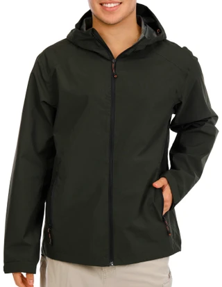 Thumbnail 1: Hawke & Co Men's 2.0 Water Tight Hooded Rain Jacket 