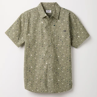 Thumbnail 1: Hurley Men's Short Sleeve Printed Button Down Shirt 