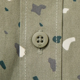 Thumbnail 3: Hurley Men's Short Sleeve Printed Button Down Shirt 