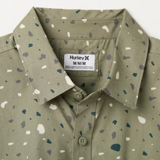 Thumbnail 4: Hurley Men's Short Sleeve Printed Button Down Shirt 