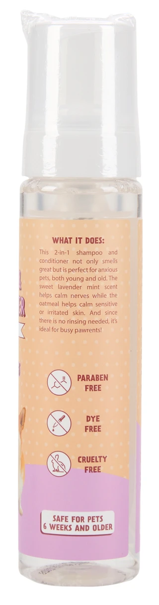 Thumbnail 2: Piece of Mind 8.45 oz Waterless Lavender Mint Pet Shampoo & Conditioner 