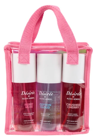 Thumbnail 1: Alexis Bendel Women's 3 Pk Hair & Body Mist Set & Bag 