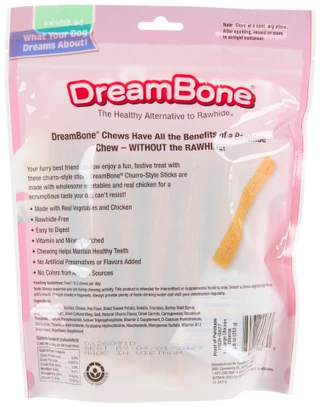 Thumbnail 2: DREAM BONE 14 Ct Churro Style Dog Treats 