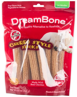 Thumbnail 1: DREAM BONE 14 Ct Churro Style Dog Treats 