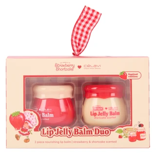 Thumbnail 1: CELAVI 2 Pk Strawberry & Shortcake Scented Lip Jelly Balm Duo 