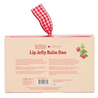 Thumbnail 2: CELAVI 2 Pk Strawberry & Shortcake Scented Lip Jelly Balm Duo 