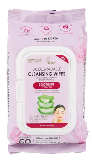 Thumbnail 1: Original Derma Beauty 2 Pk Soothing Cleansing Wipes 