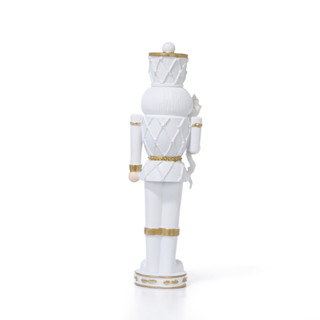 Thumbnail 2: Magical Season 15 in Coastal Christmas Nutcracker Statue with Shell Decor 