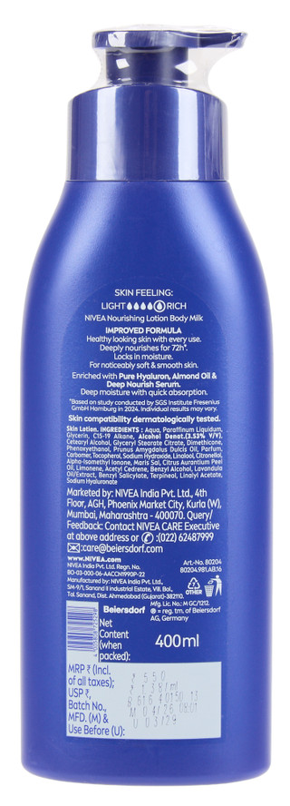 Thumbnail 2: Nivea 13.5 oz Body Milk Lotion 