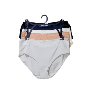 Thumbnail 1: Lands' End Women's 5 Pk Floral Band Hipster Panties  