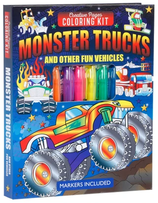 Thumbnail 1: Creative Pages  Monster Truck Coloring Kit  
