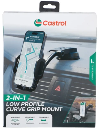 Thumbnail 1: Castrol 2-in-1 Low Profile Curve Grip Mount  