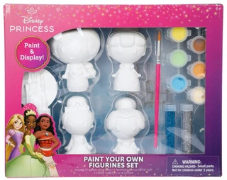 Thumbnail 1: Disney Princess Paint Your Own Figurines Set  