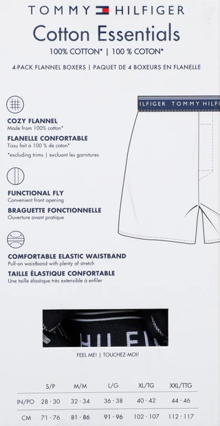 Thumbnail 4: Tommy Hilfiger Men's 4 Pk Flannel Boxers 