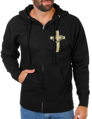 Thumbnail 2: Inspired Culture Men's Graphic Hoodie  