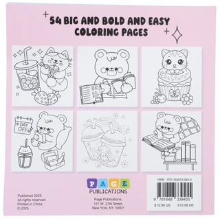 Thumbnail 2: Cute Kawaii Bold & Easy Coloring Book 