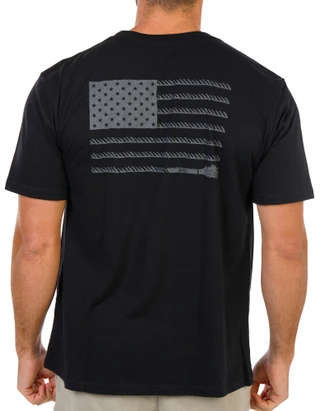 Thumbnail 1: Hooey Men's Americana Flag Logo Tee  