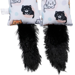 Thumbnail 2: BOUNCE & POUNCE 2 Pk Kicker Cartoons Cat Toys  