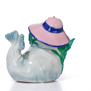 Thumbnail 2: Chubby Mermaids 6x9 Coastal Mermaid Figurine Home Accent 