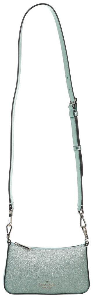 Thumbnail 2: KATE SPADE 2 Pc Metallic Crossbody Bag with Pouch Set 
