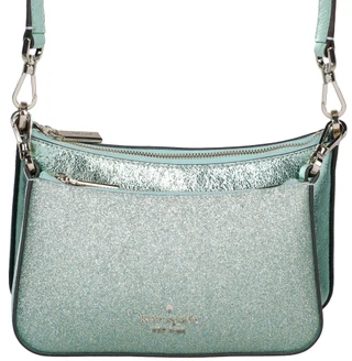 Thumbnail 4: KATE SPADE 2 Pc Metallic Crossbody Bag with Pouch Set 