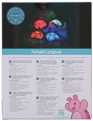 Thumbnail 2: CLOUD B Twilight Ladybug Light Up Plush  