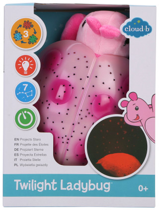 Thumbnail 1: CLOUD B Twilight Ladybug Light Up Plush  