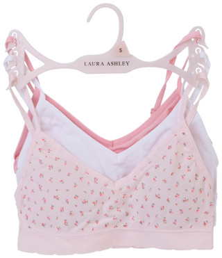 Thumbnail 1: Laura Ashley 3 Pk Big Girls Seamless Bralettes  