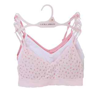 Thumbnail 1: Laura Ashley 3 Pk Big Girls Seamless Bralettes  