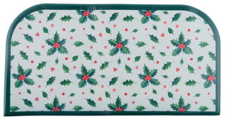 Thumbnail 1: Rockhill Home 20x39 Christmas Holly Half Moon Anti Fatigue Mat   