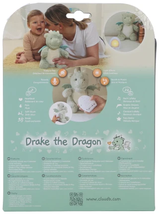 Thumbnail 2: CLOUD B Drake the Dragon Light Up Plush  