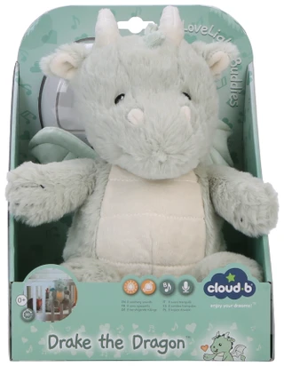 Thumbnail 1: CLOUD B Drake the Dragon Light Up Plush  