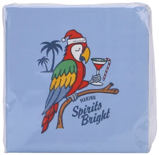 Thumbnail 1: Life is Good 40 Pk Making Spirits Bright Christmas Cocktail Napkins 
