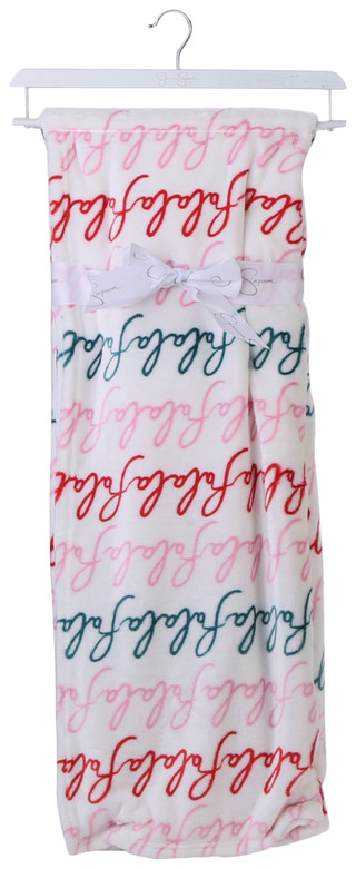 Thumbnail 1: Jessica Simpson 50x70 Falala Christmas Plush Throw Blanket 